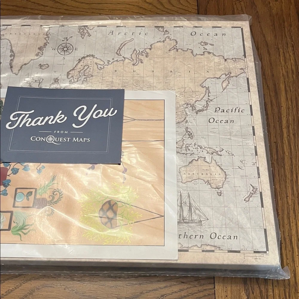Conquest Maps World Map Pin Board, new‎